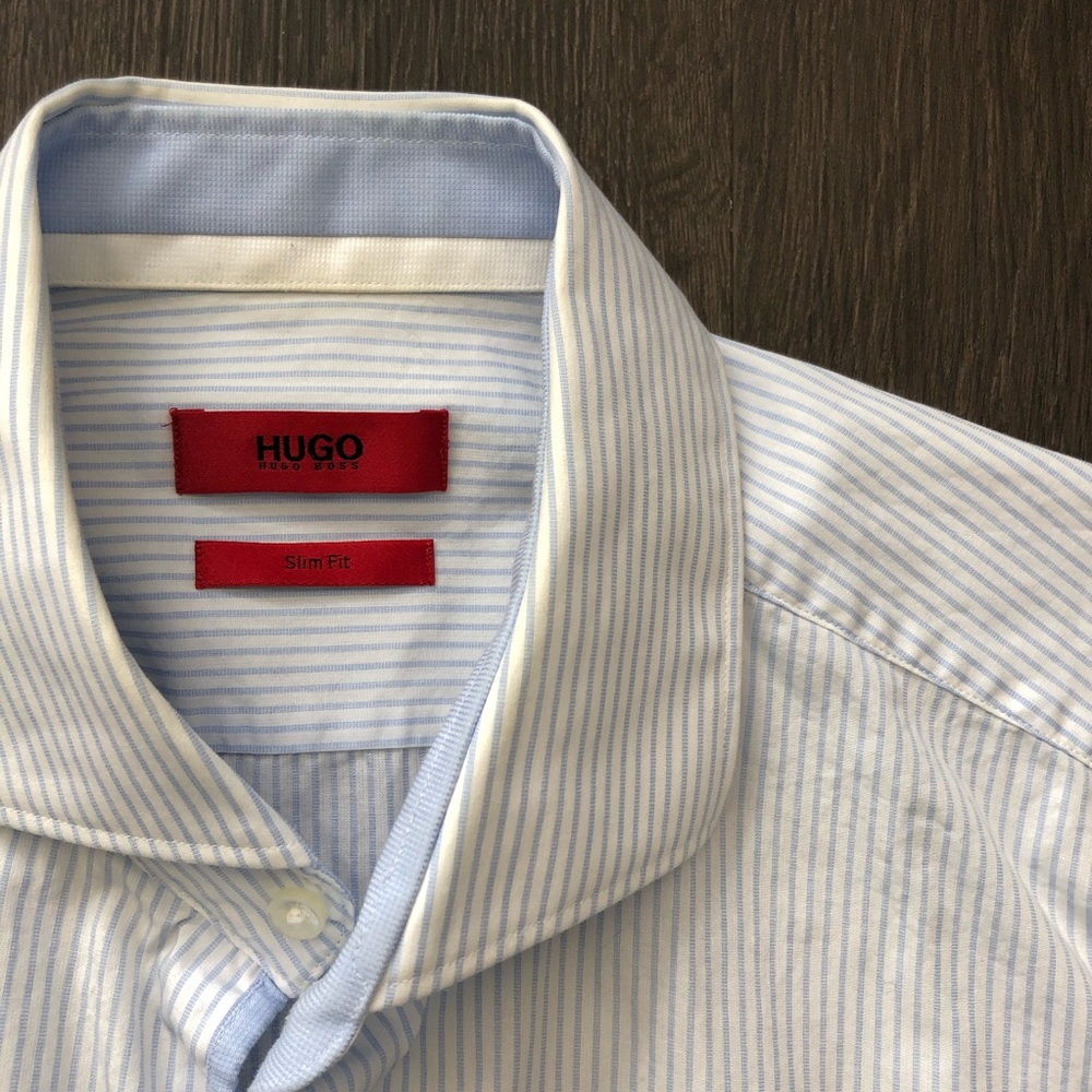 Hugo Boss Slim Fit Dress Shirt in 16